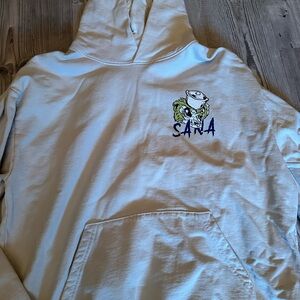 Sana Hoodie Men's XL Light Cream Michigan Detroit